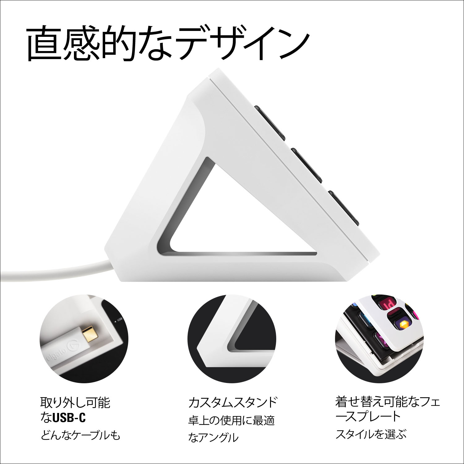 Elgato Stream Deck MK.2 White（日本語パッケージ）ホワイト エルガト