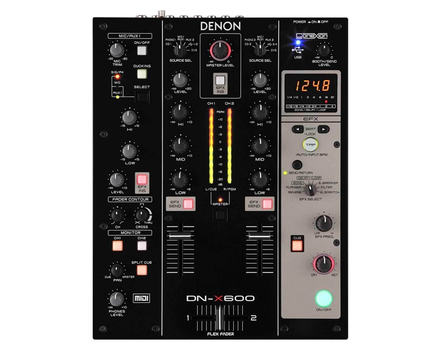 Denon DJ DN-X600 2 Channel Digital DJ Mixer