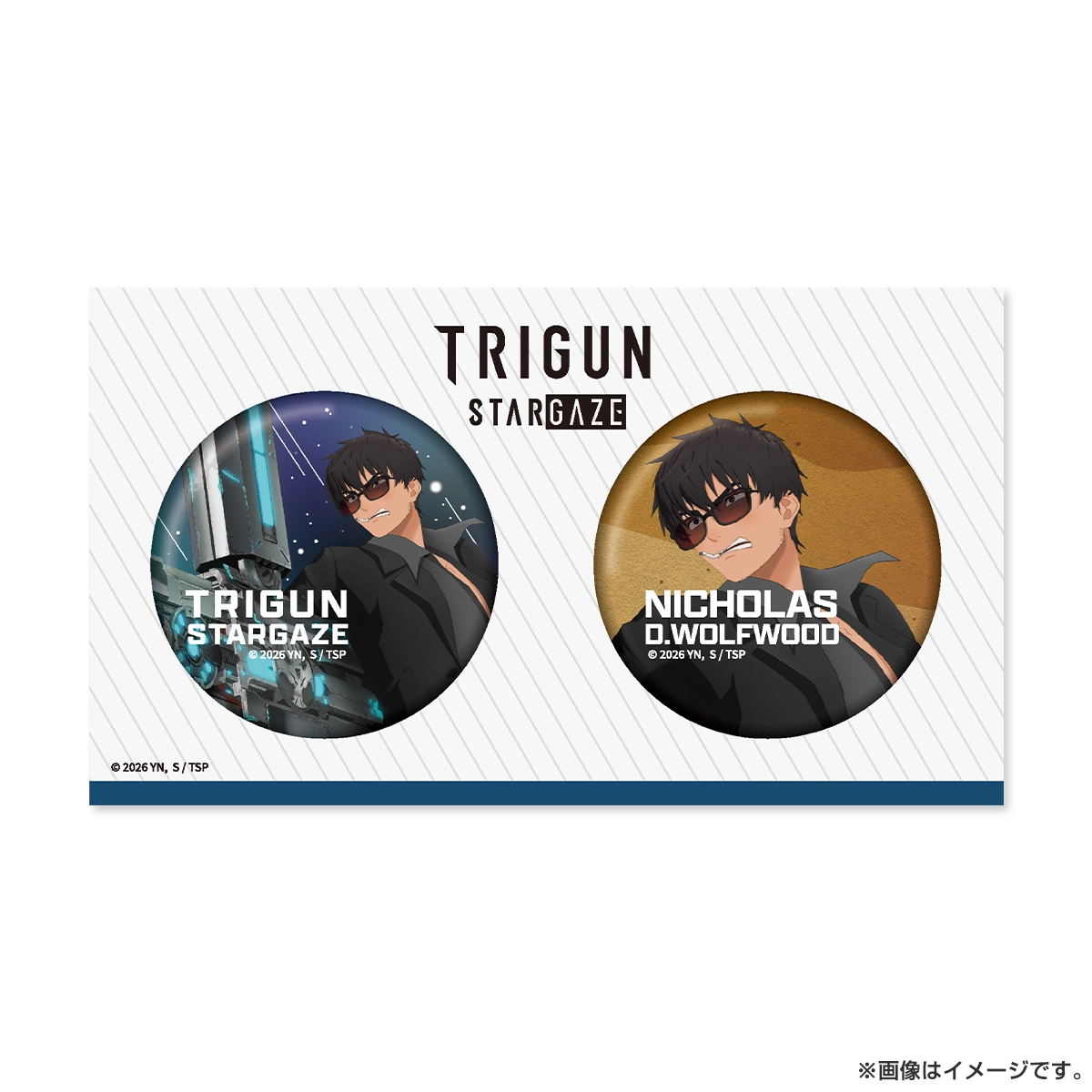 TRIGUN STARGAZE 缶バッジ2個セット
