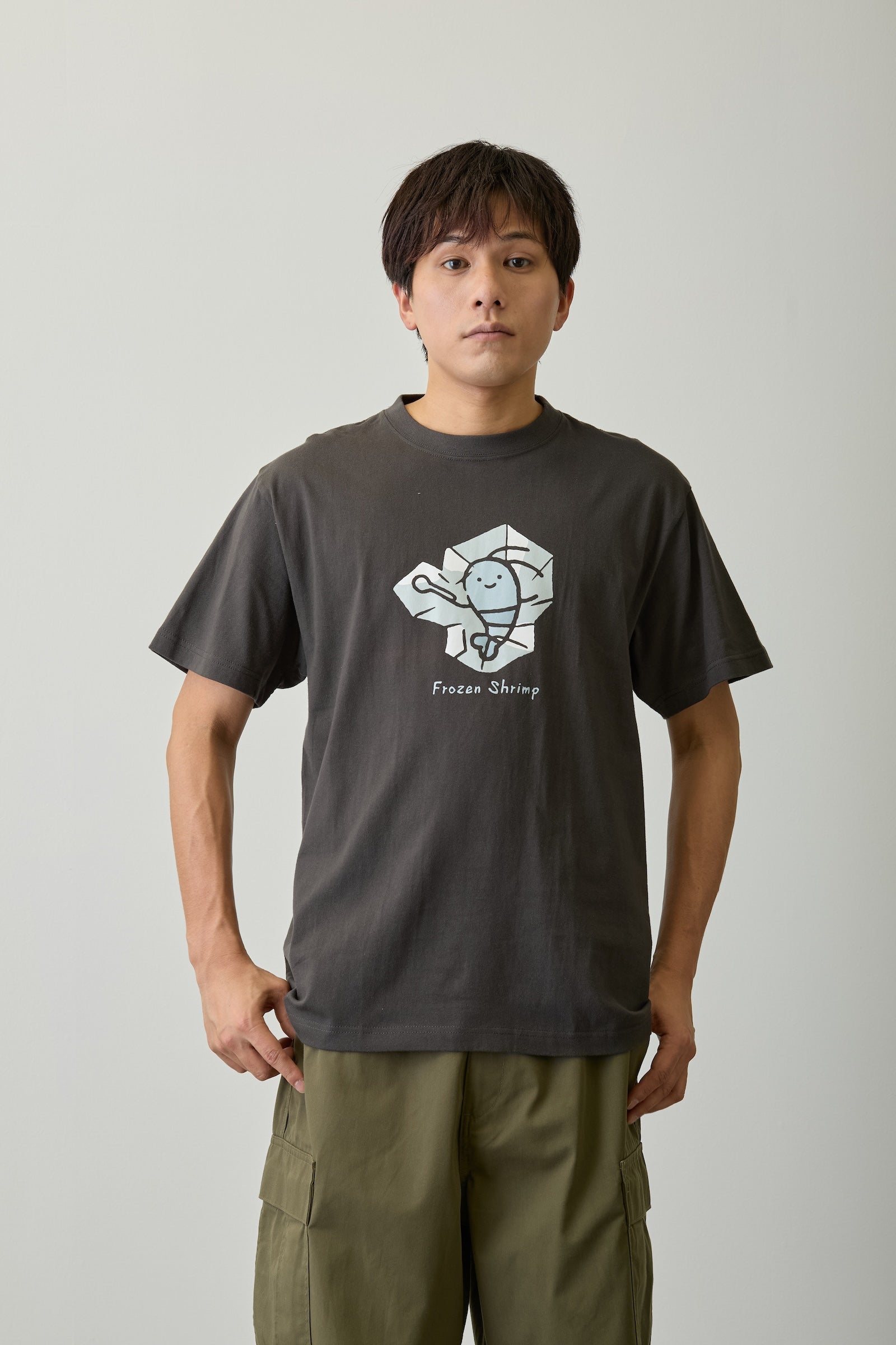 ホワイトタイガーとブラックタイガー Tシャツ 冷凍えび スミのページ