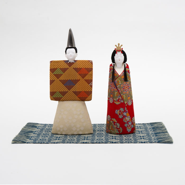 Hina Dolls Simple Modern Hina by Tatsumura Bijutsu Orimono x Kou
