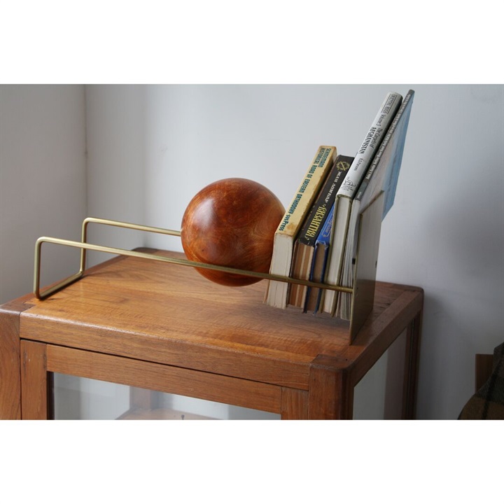 HERE by DETAIL】SLOPE BOOKEND ゴールド｜てんとてん｜インテリア雑貨