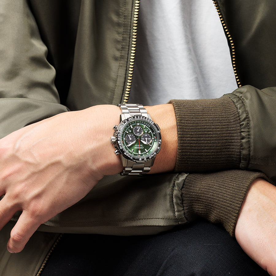 シチズン プロマスター スカイシリーズ エコ・ドライブ クロノグラフ