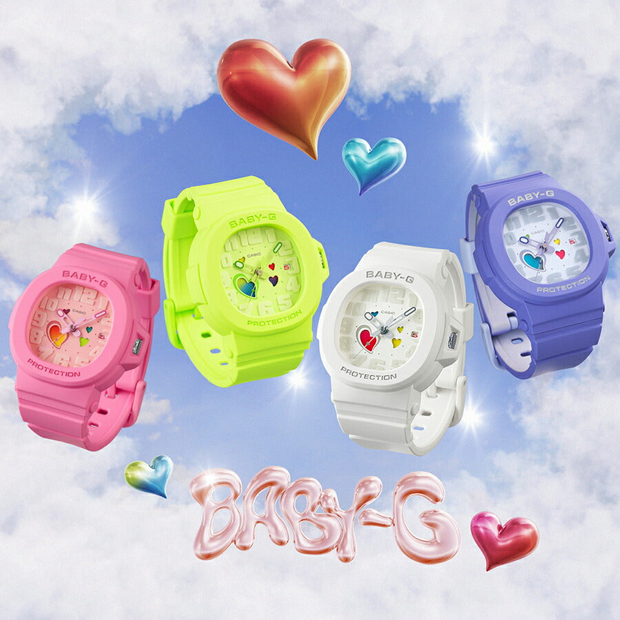 BABY-G プレイフルハーツシリーズ BGA-10-7AJF レディース 電池式