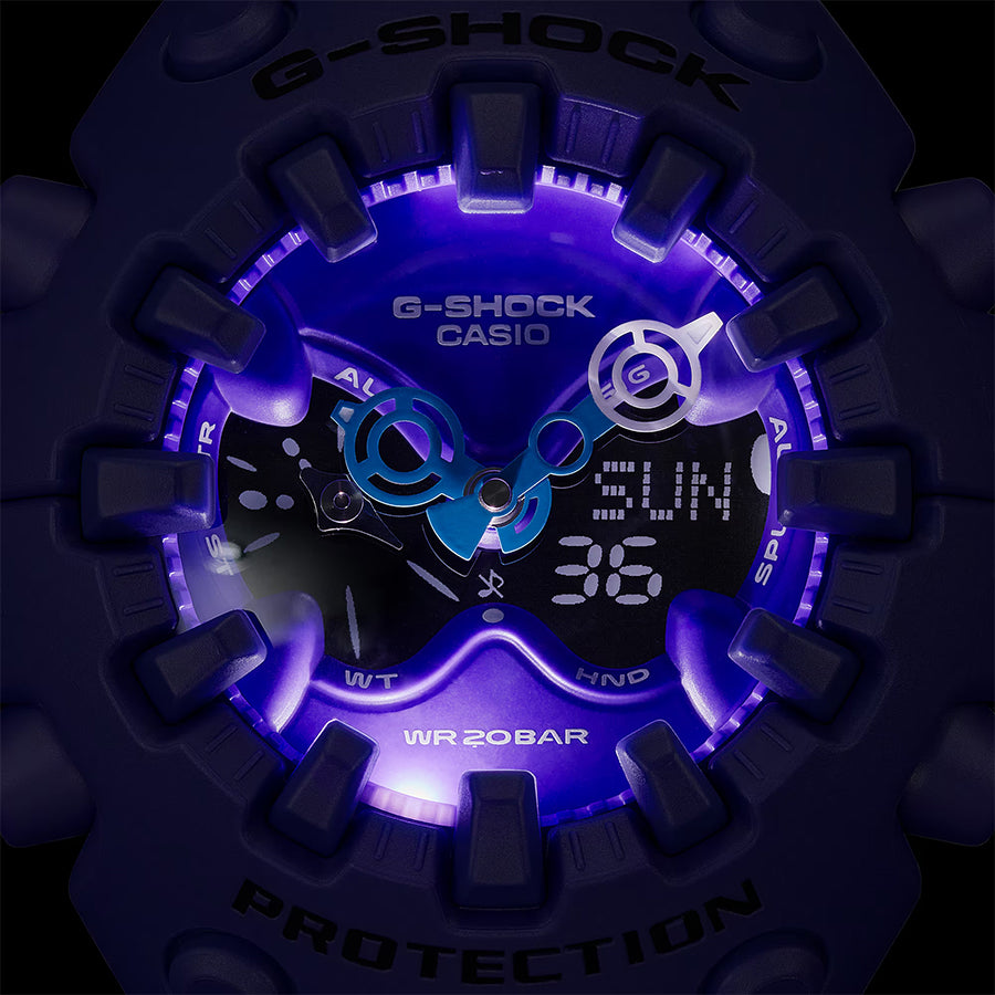 G-SHOCK GA-V01 ブルーパープル GA-V01-2AJF メンズ 電池式 アナデジ