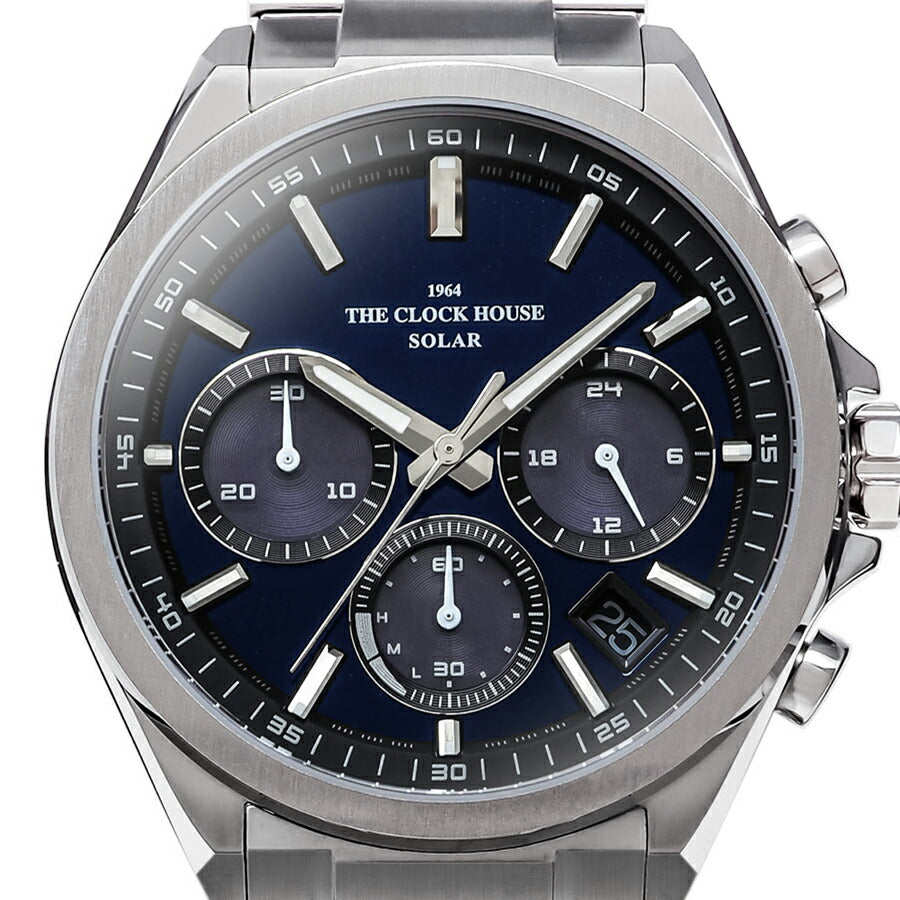 ザ・クロックハウス エッジ ソーラー クロノグラフ MBC1008-BL1A