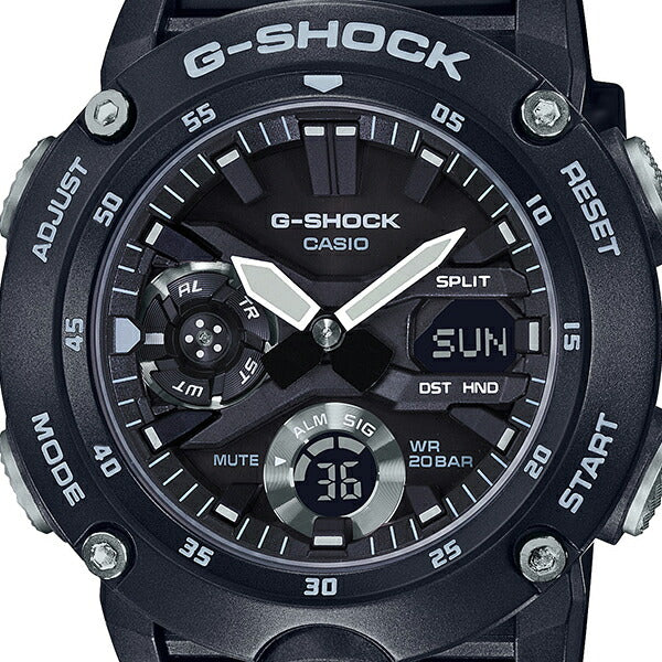 G-SHOCK モノトーンカラー GA-2000S-1AJF メンズ アナデジ カーボン