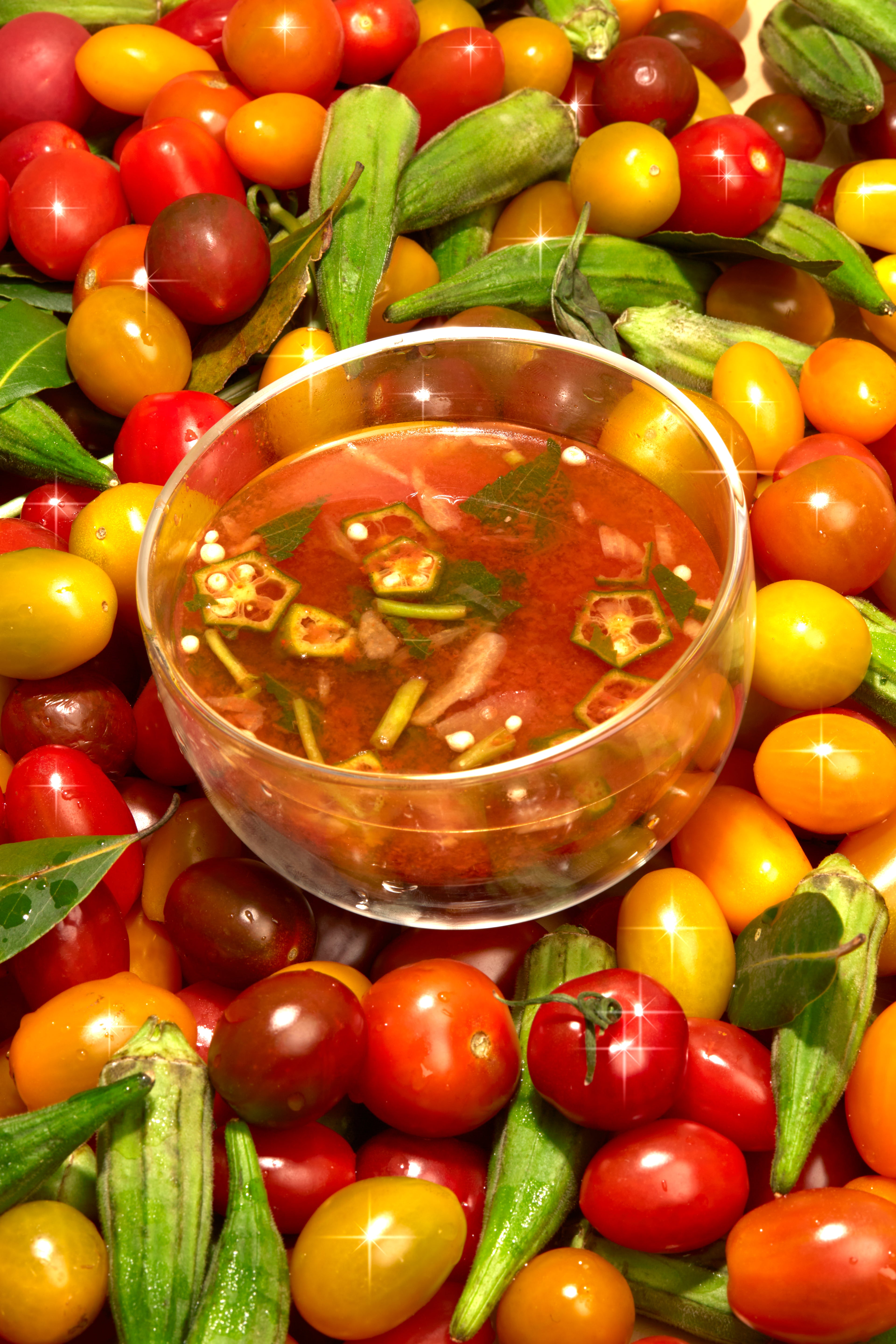 Tomato Soup Packets | Instant Hot and Sour Soup Cubes with Okra