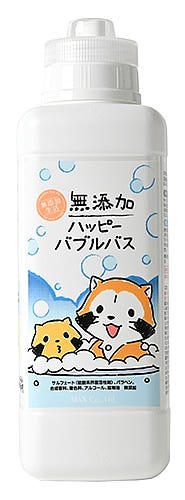 マックス 無添加 ハッピーバブルバス ラスカル (380mL) 入浴剤-洗面