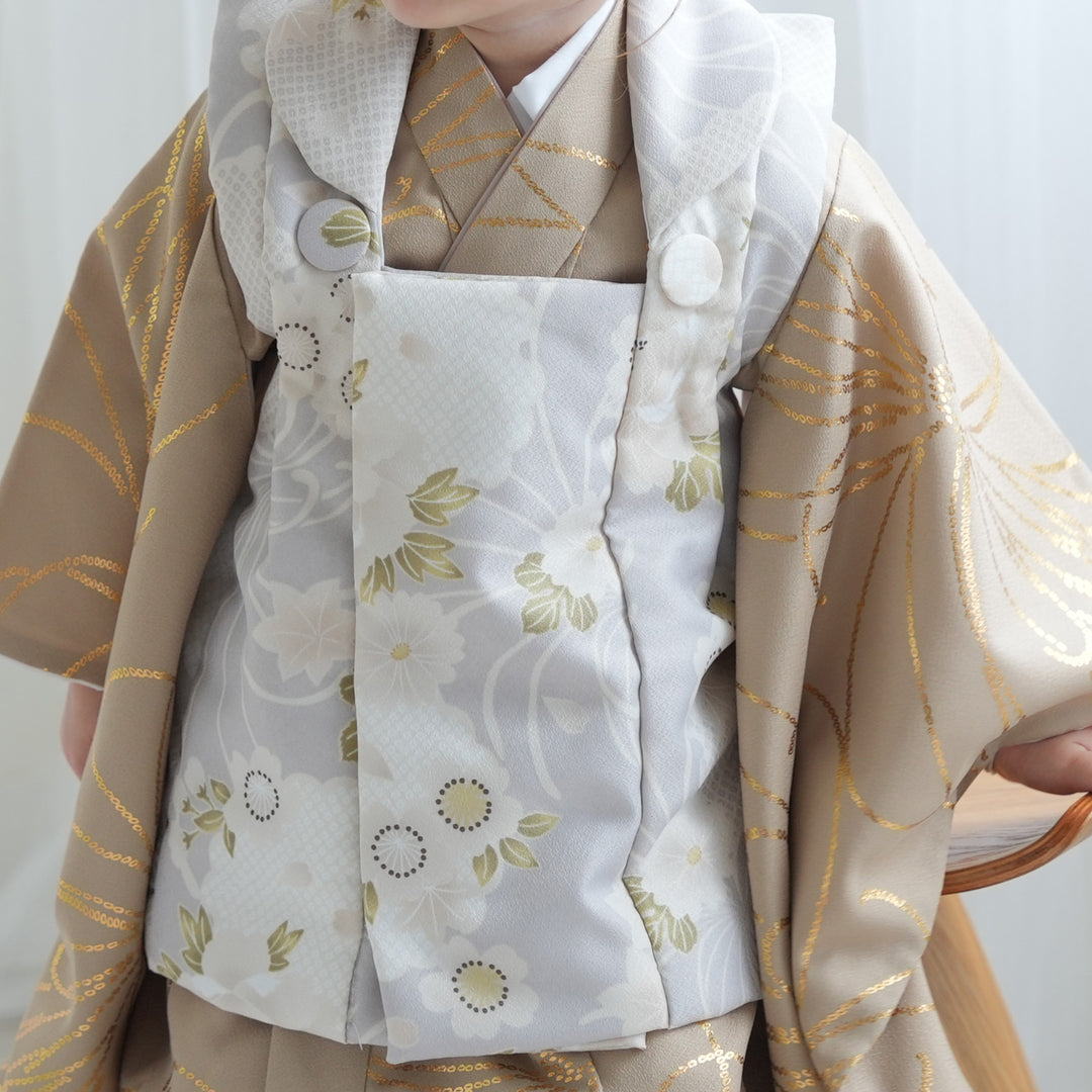 レンタル】七五三 3歳 女の子 ひよこ商店 被布セット 子供 kids 三つ身