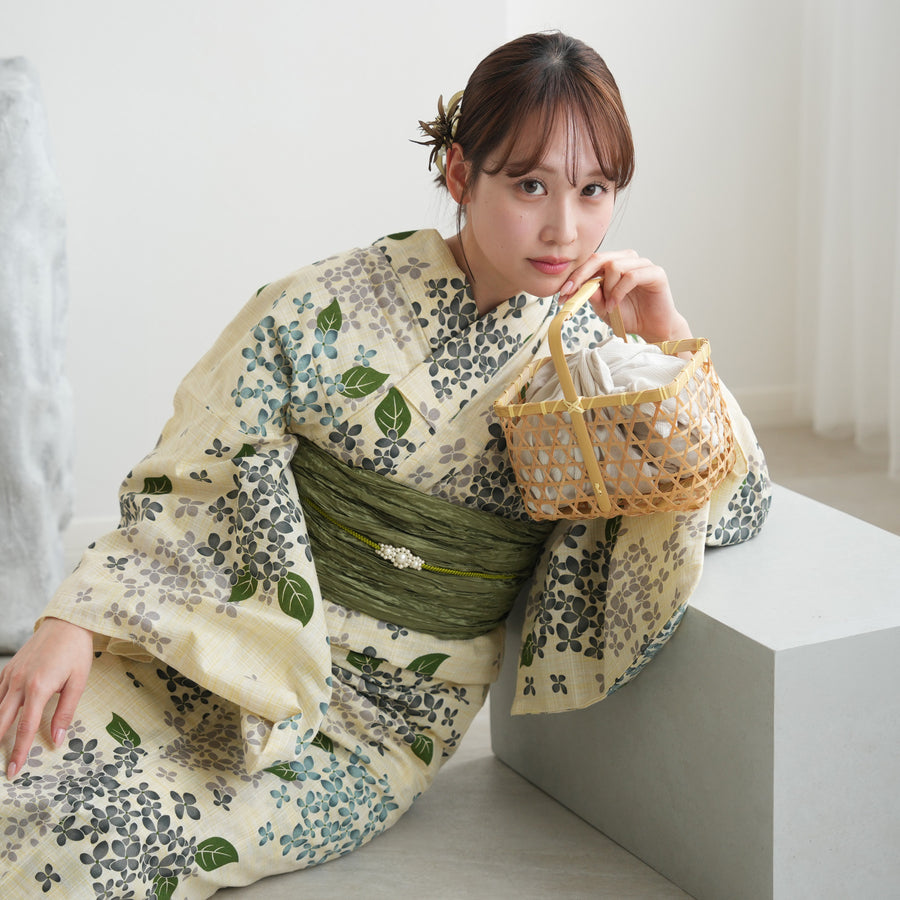 浴衣（紫陽花柄）| utatane［公式］オンラインショップ
