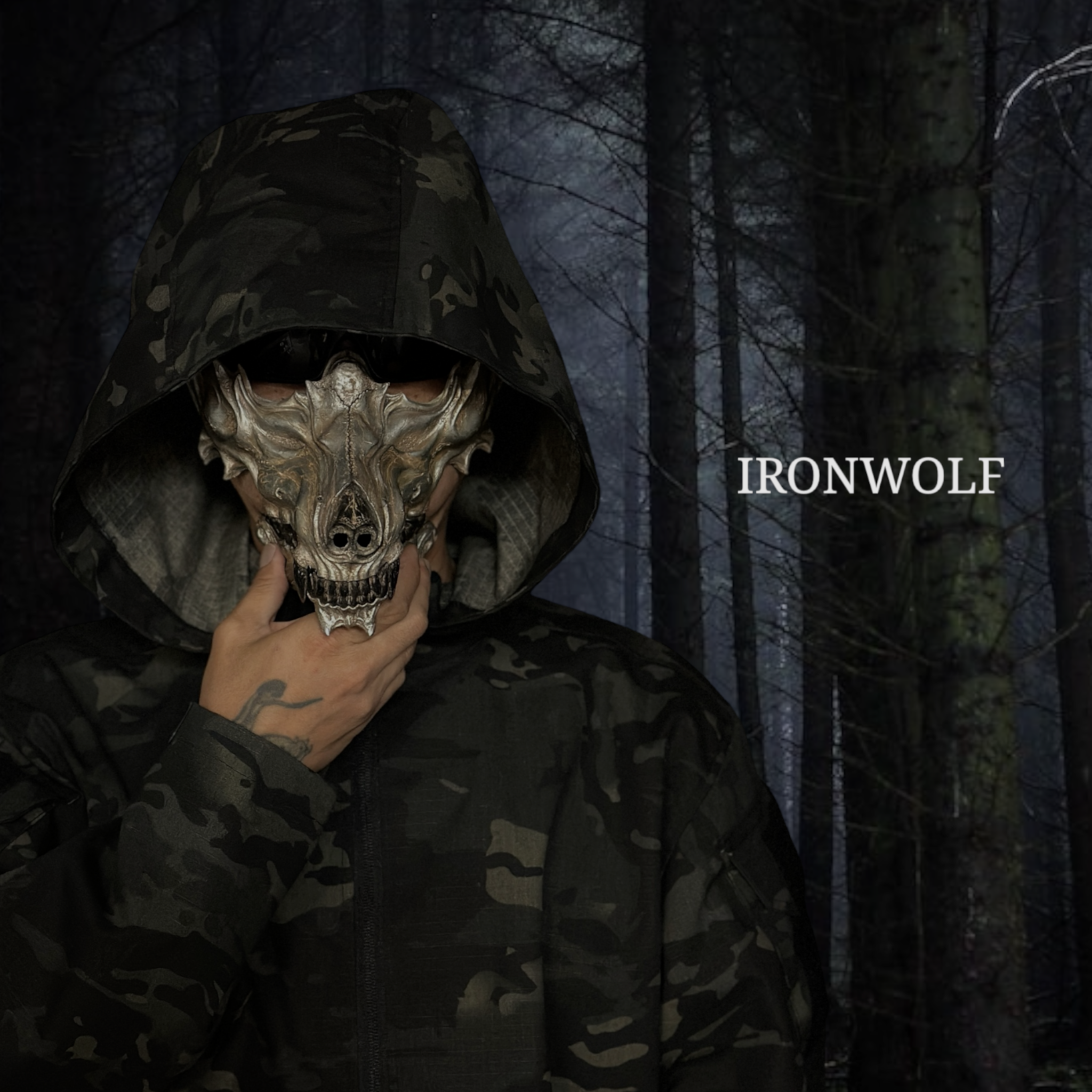 VOLK TACTICAL GEAR 鉄虎竜オーガマスク 赤 サバゲー VOLK TACTICAL