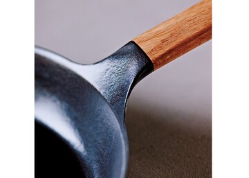 フライパン 28cm DEEP 【ガラスリッドセット】[オーク