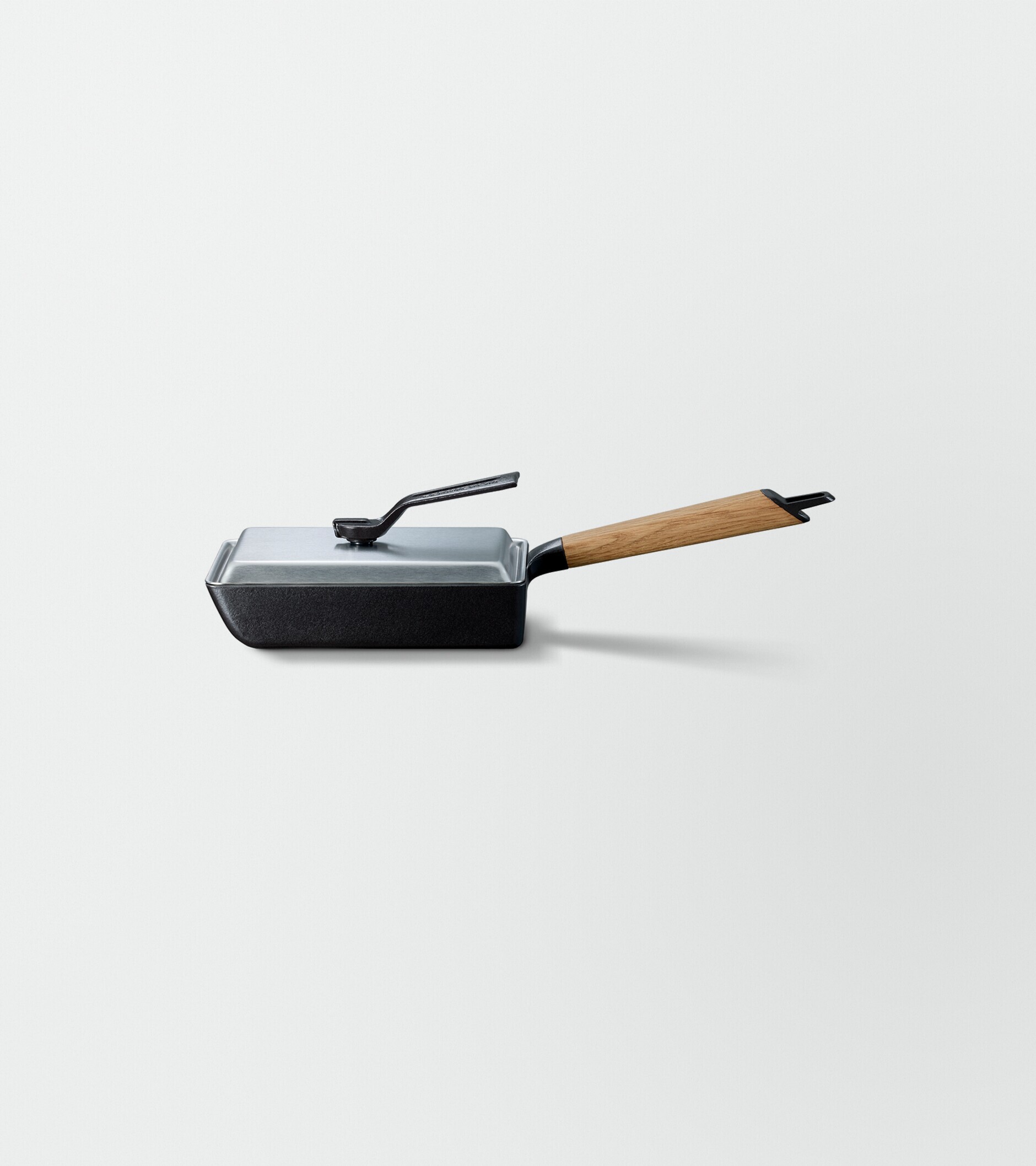 フライパン EGG & TOAST 【ステンレスリッドセット】[オーク