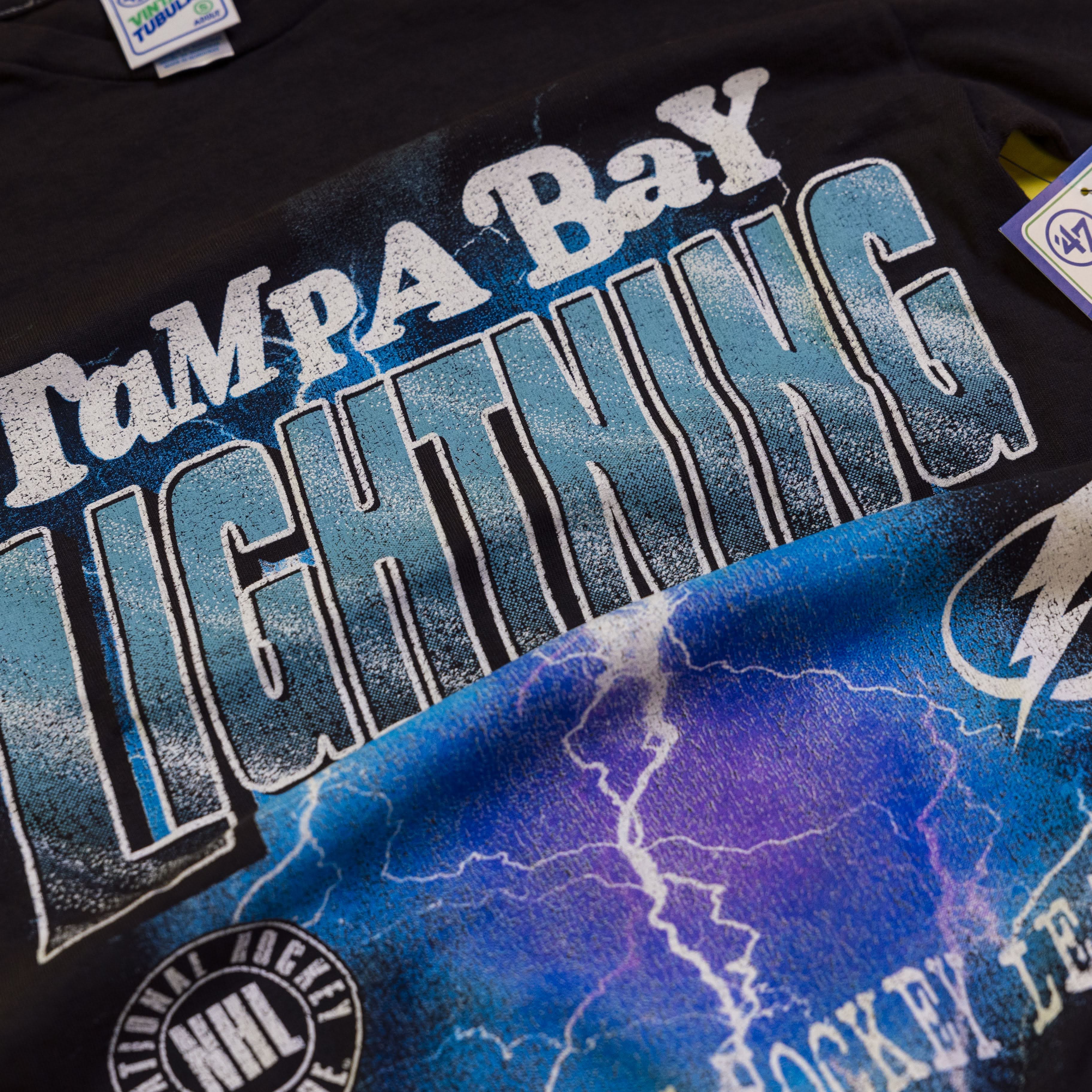 Lightning Vintage Tubular Shirt – Visit Tampa Bay