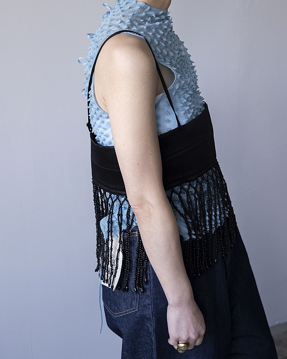 VONIQUE / chikakisada/ ビーズフリンジキャミソール