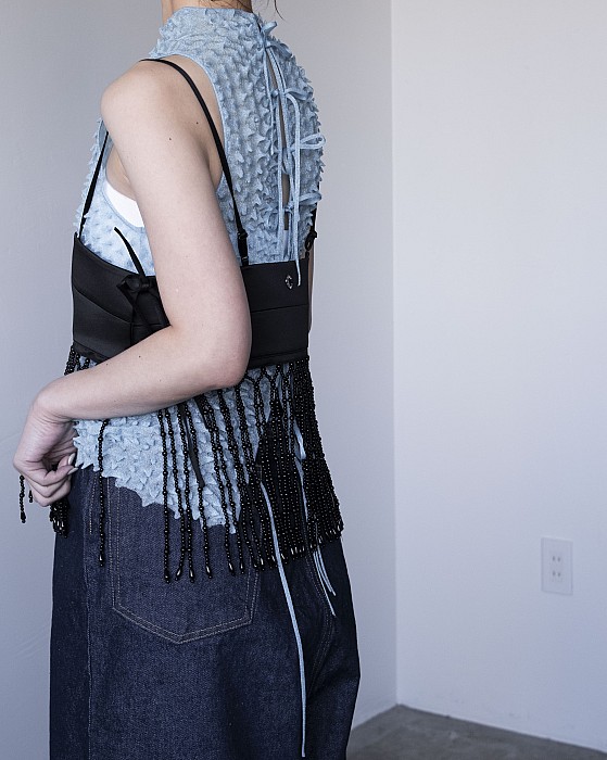 VONIQUE / chikakisada/ ビーズフリンジキャミソール