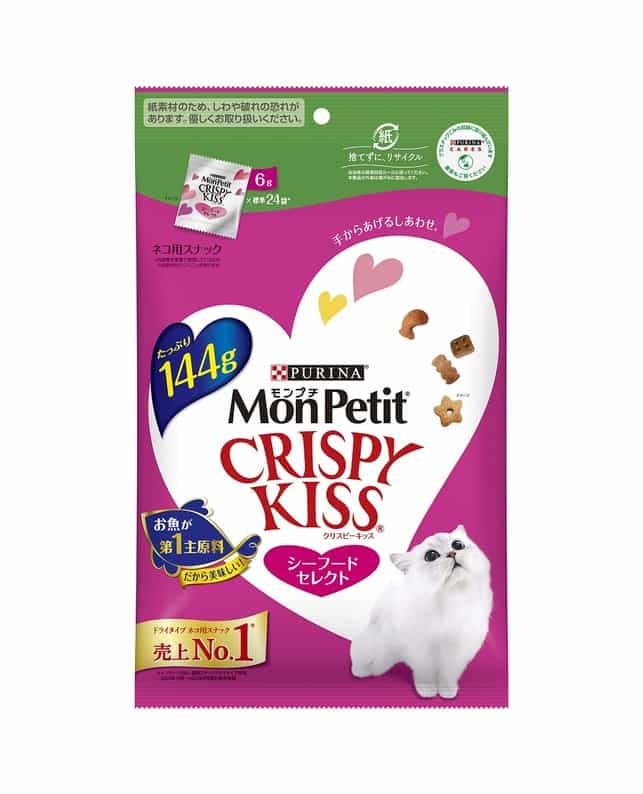 ネスレ日本 モンプチクリスピーキッス シーフードセレクト 144g