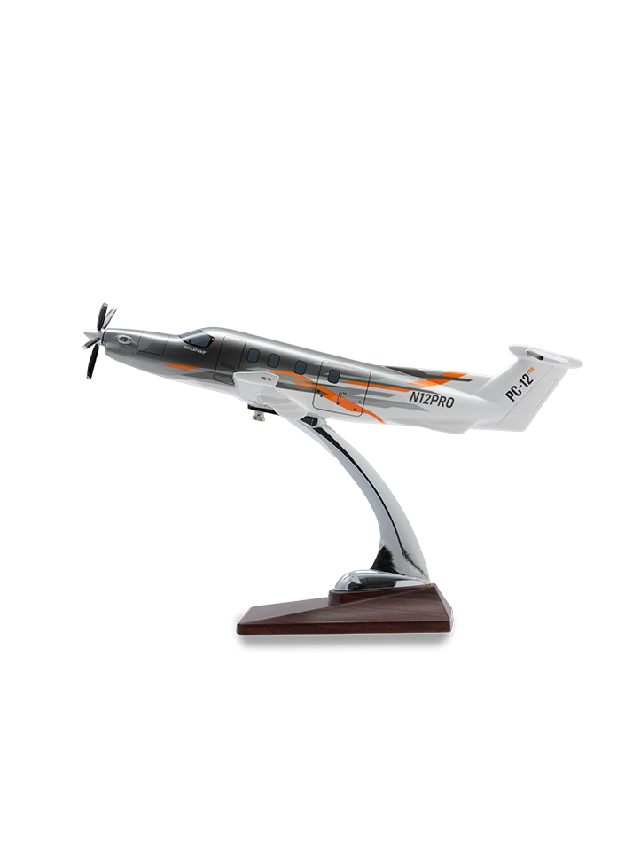 PC-12 PRO 1/48 Scale Model - AI Orange | Pilatus Shop