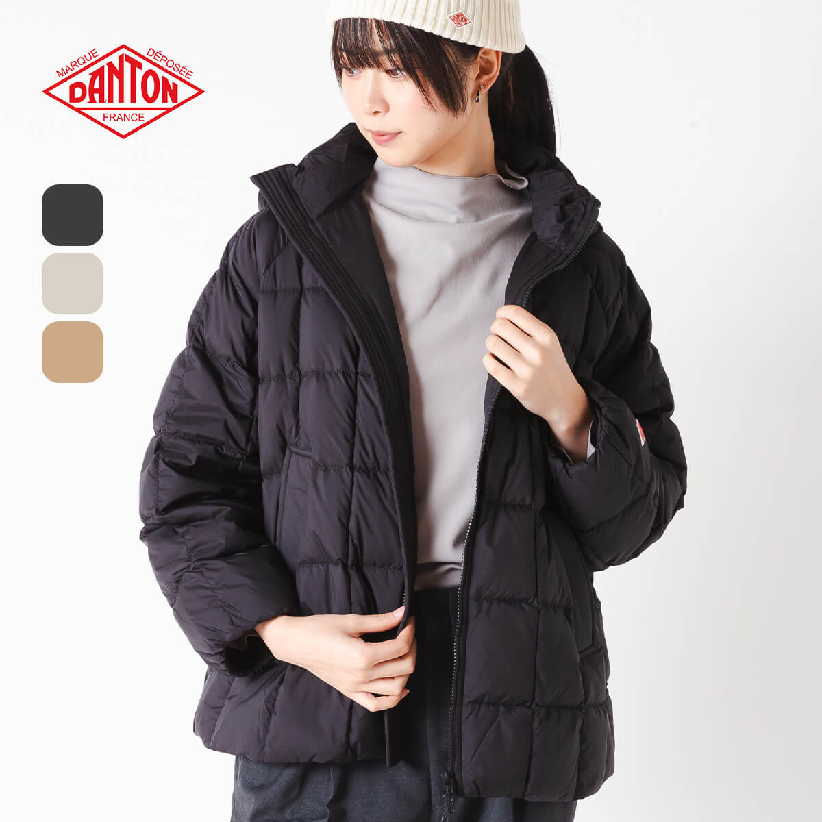 楽天市場】【正規取扱店】ダントン ダウンフーデッドジャケット 20d