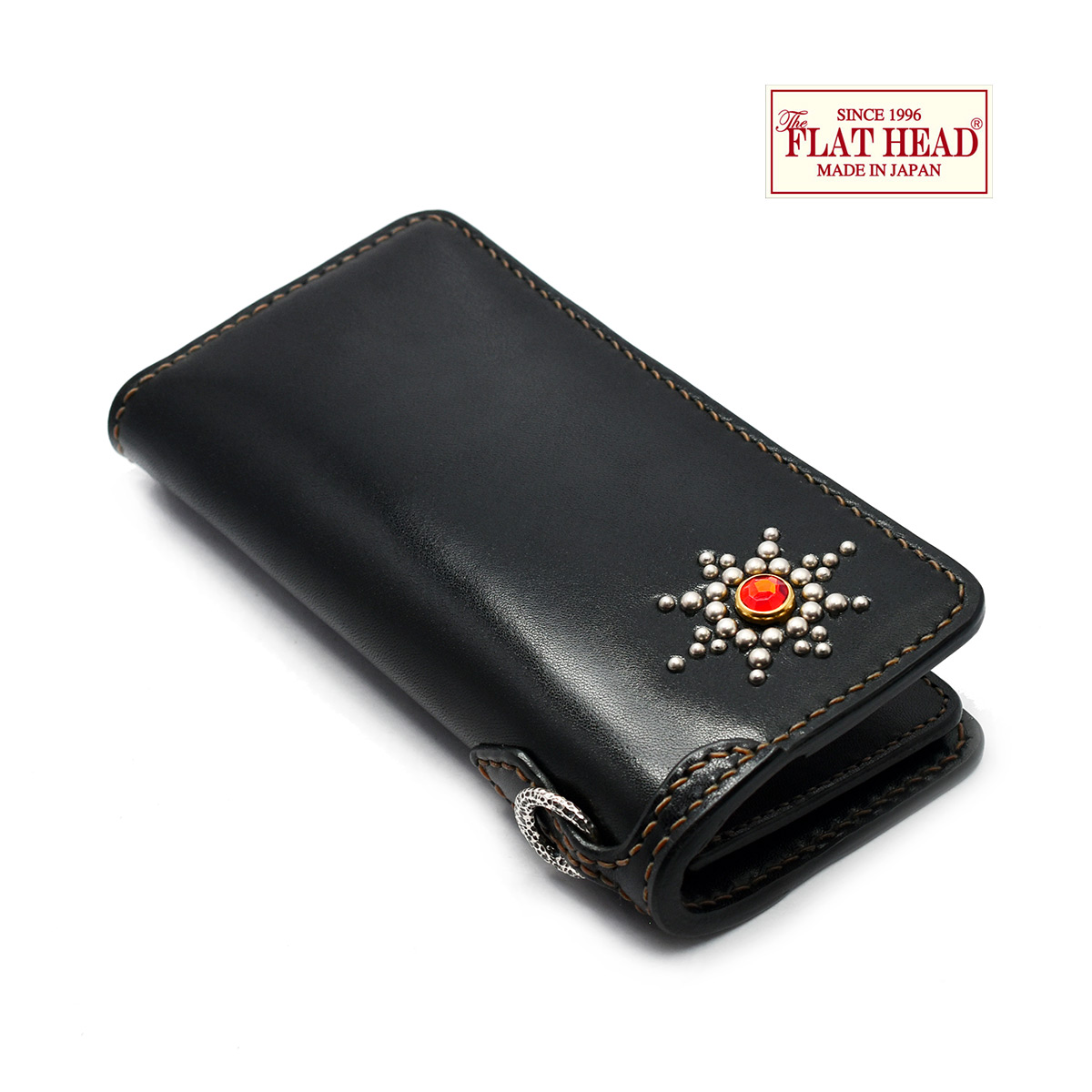 楽天市場】【THE FLAT HEAD 正規取扱店】【小銭ジッパー式】スタッズ