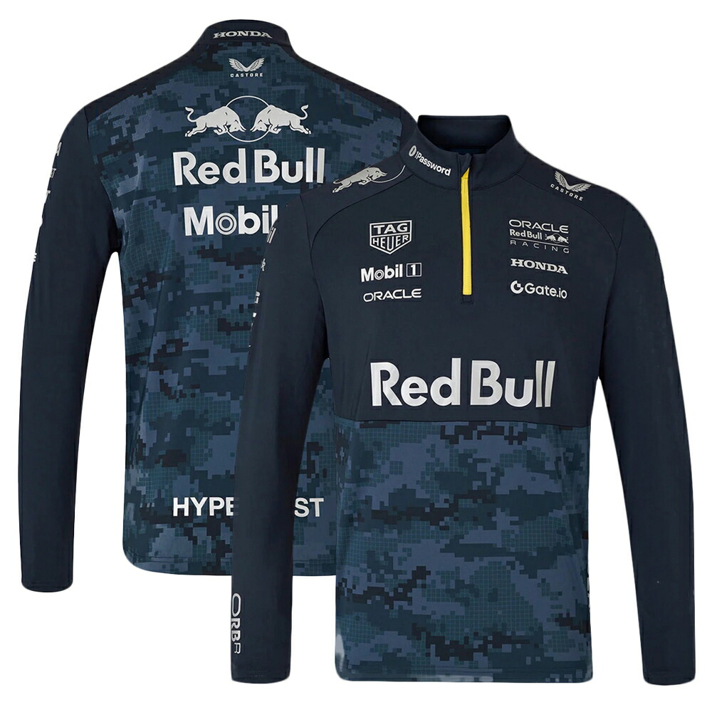 レッドブルレーシング チーム 1/4ジップ ミッドレイヤー ユーロL