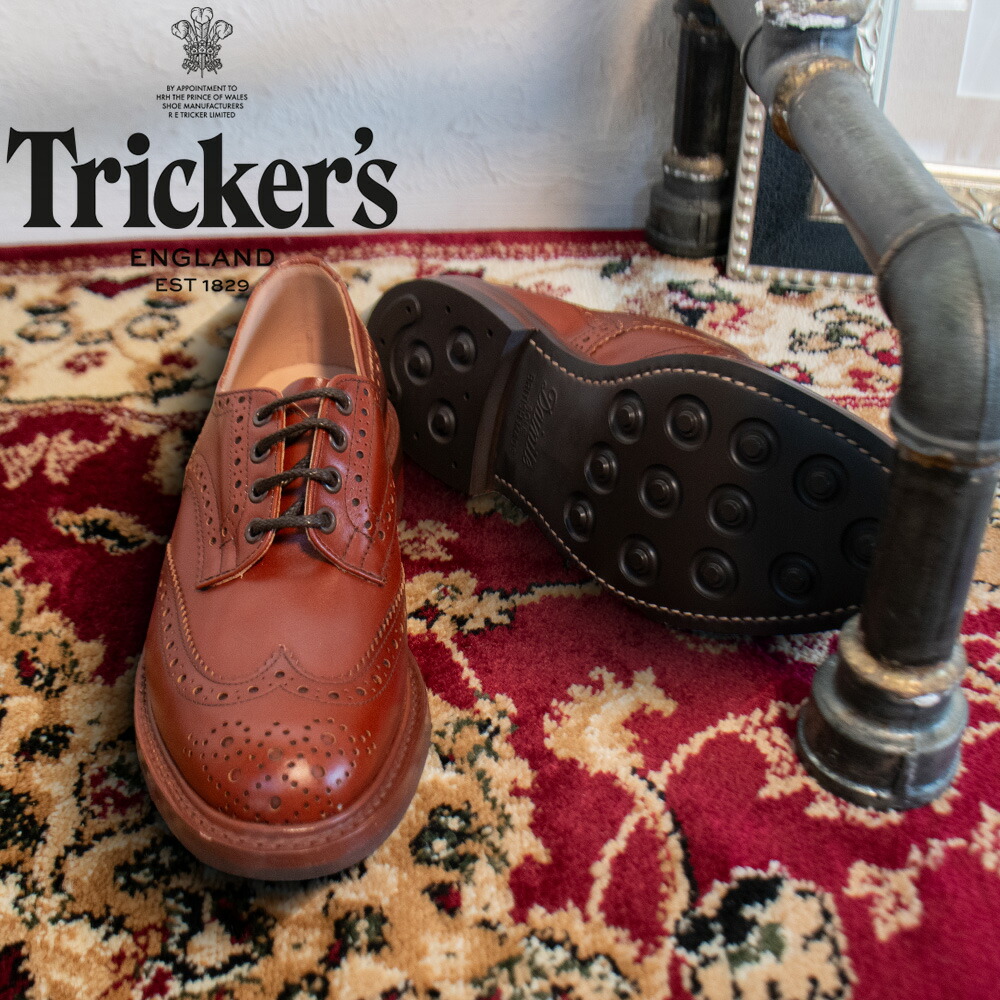 楽天市場】トリッカーズ TRICKER'S バートン ウィングチップ シューズ