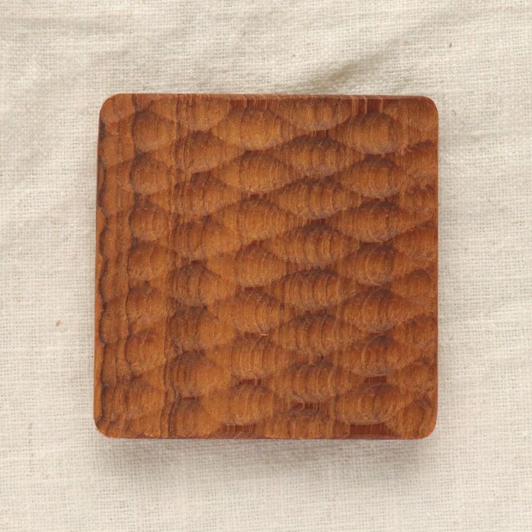楽天市場】チーク 手彫り コースター [ スクエア ] 名栗加工 なぐり