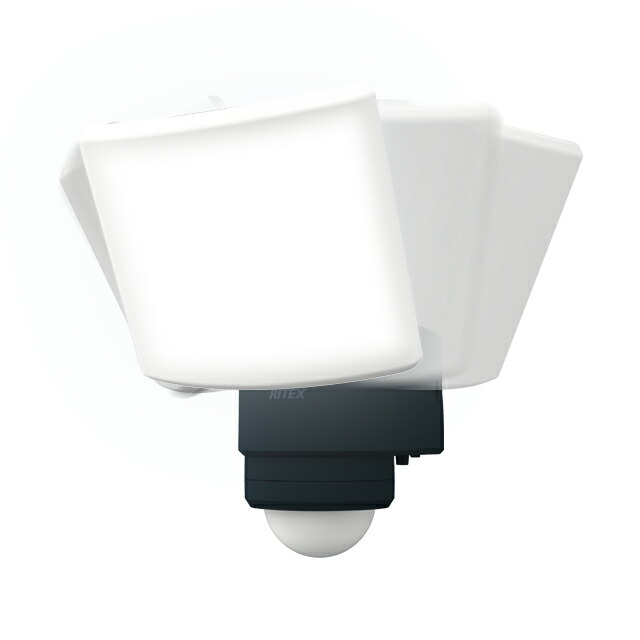楽天市場】ムサシ RITEX 追尾式LEDセンサーライト Wi-Fiカメラ