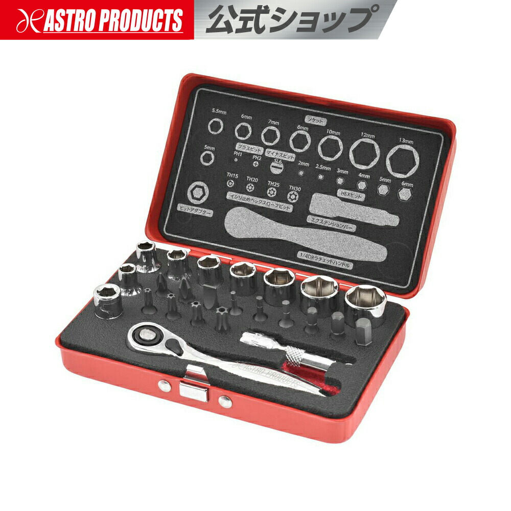 楽天市場】1/4DR(6.3mm) ツールセット ミリ (14点組) | 工具セット