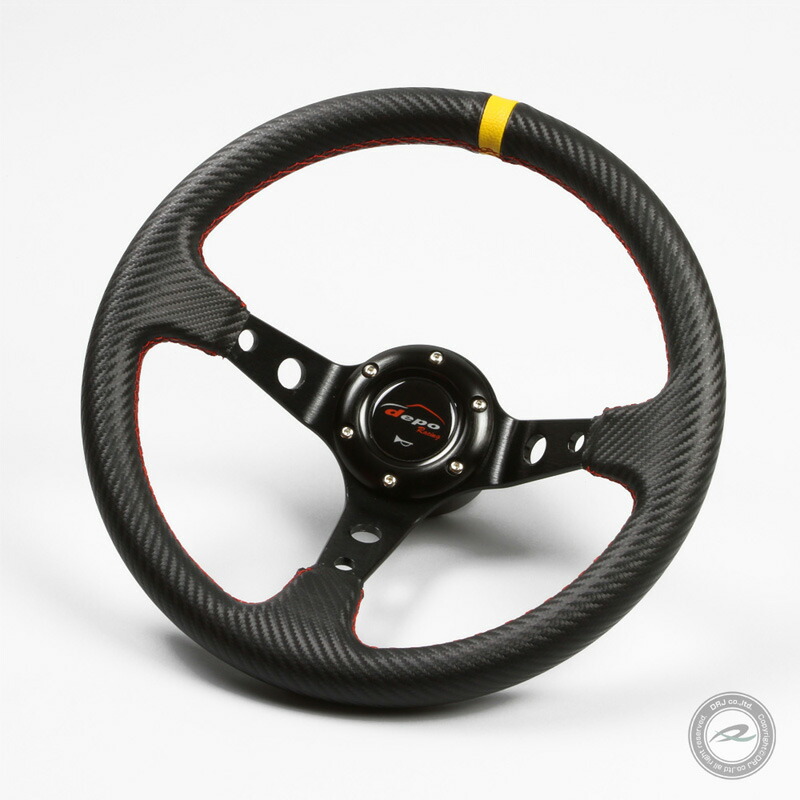 楽天市場】デポレーシング ステアリング ハンドル 35Φ ディープコーン