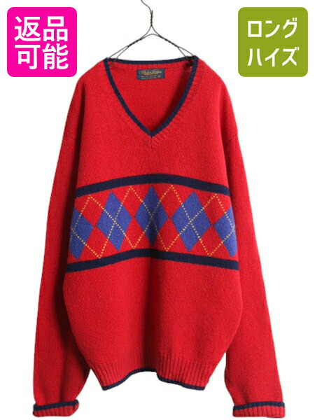 楽天市場】ブルックスブラザーズ アーガイル ラム ウール ニット