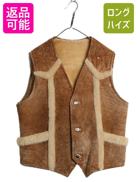 楽天市場】90s ラルフローレン ムートン ベスト レディース M / 古着