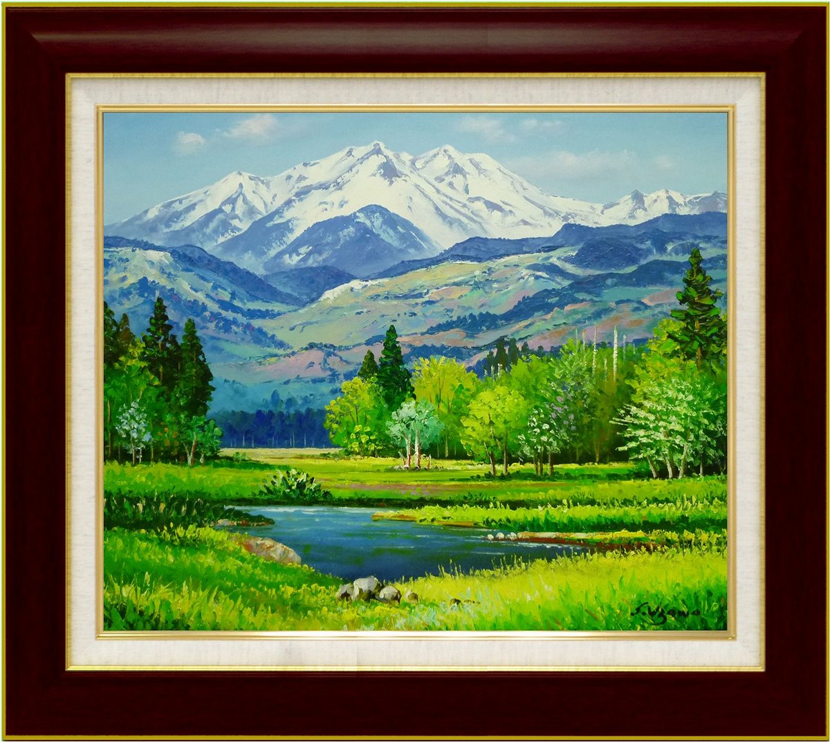 楽天市場】【スーパーSALE10％OFF】手描き油絵 オイルペイントアート