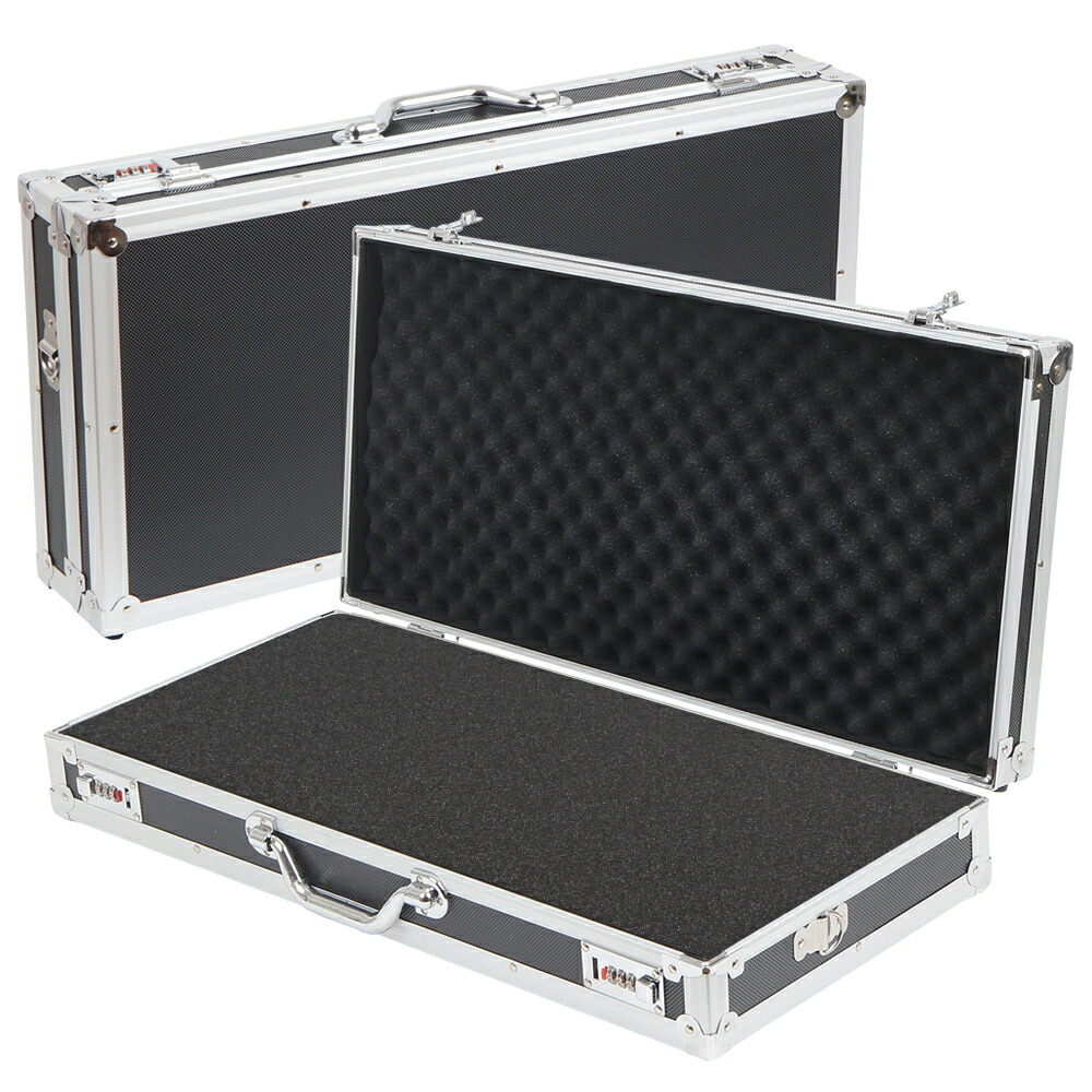 楽天市場】アルミケース 鍵付き ダイヤルロック 中型 薄型