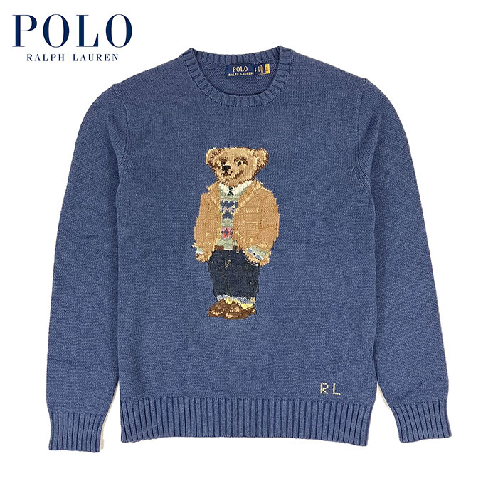 ラルフローレン ポロベア ニット ネイビー XL 【公式通販】
