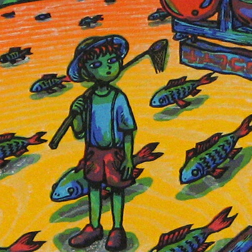 楽天市場】風鈴丸 額付き木版画 うたたね森 2000年 : ベルセーブ