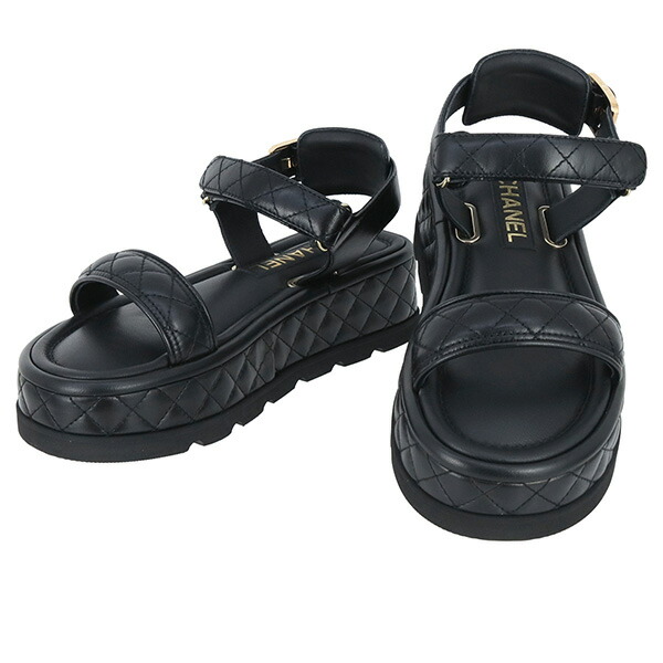 楽天市場】【新品】 シャネル サンダル チェーンモチーフ ココマーク