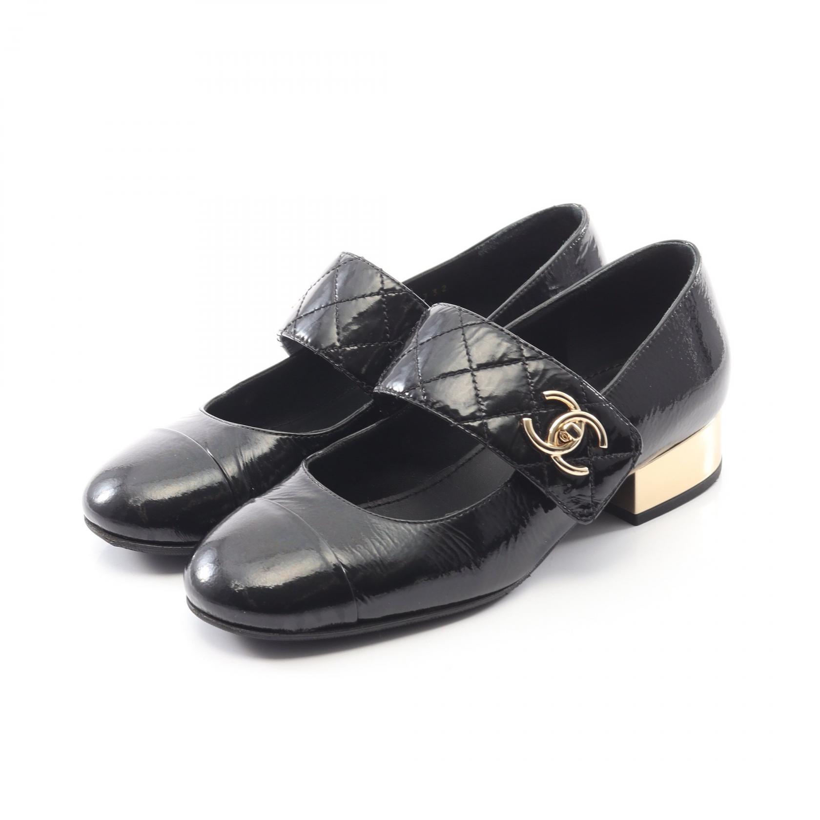 楽天市場】CHANEL シャネル レザー フラット パンプス レディース