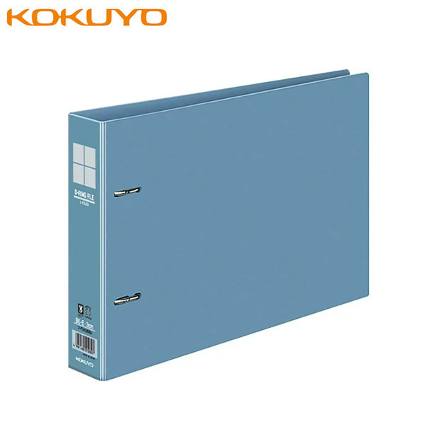 楽天市場】【B5-S】コクヨ／Dリングファイル・S型（フ-FD421NB）青 2穴