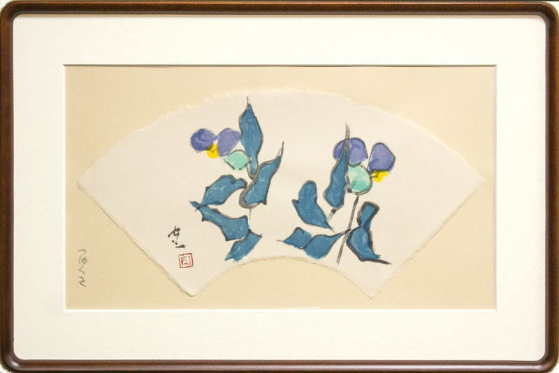 楽天市場】熊谷守一 「 鬼百合に揚羽蝶 」 シルクスクリーン 版画