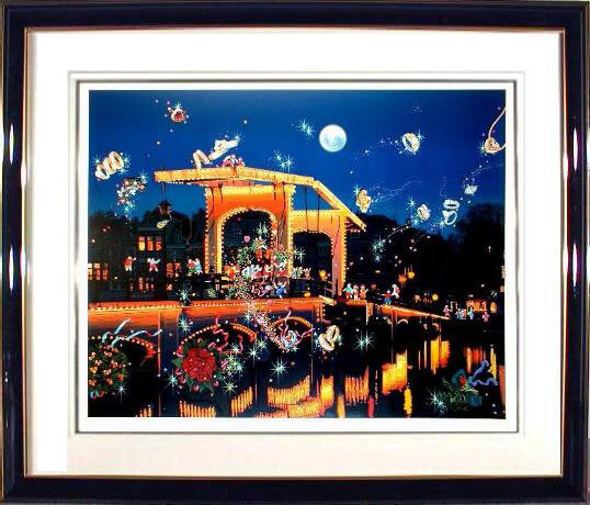 楽天市場】ヒロヤマガタ シルクスクリーン 1995 そよ風に乗って