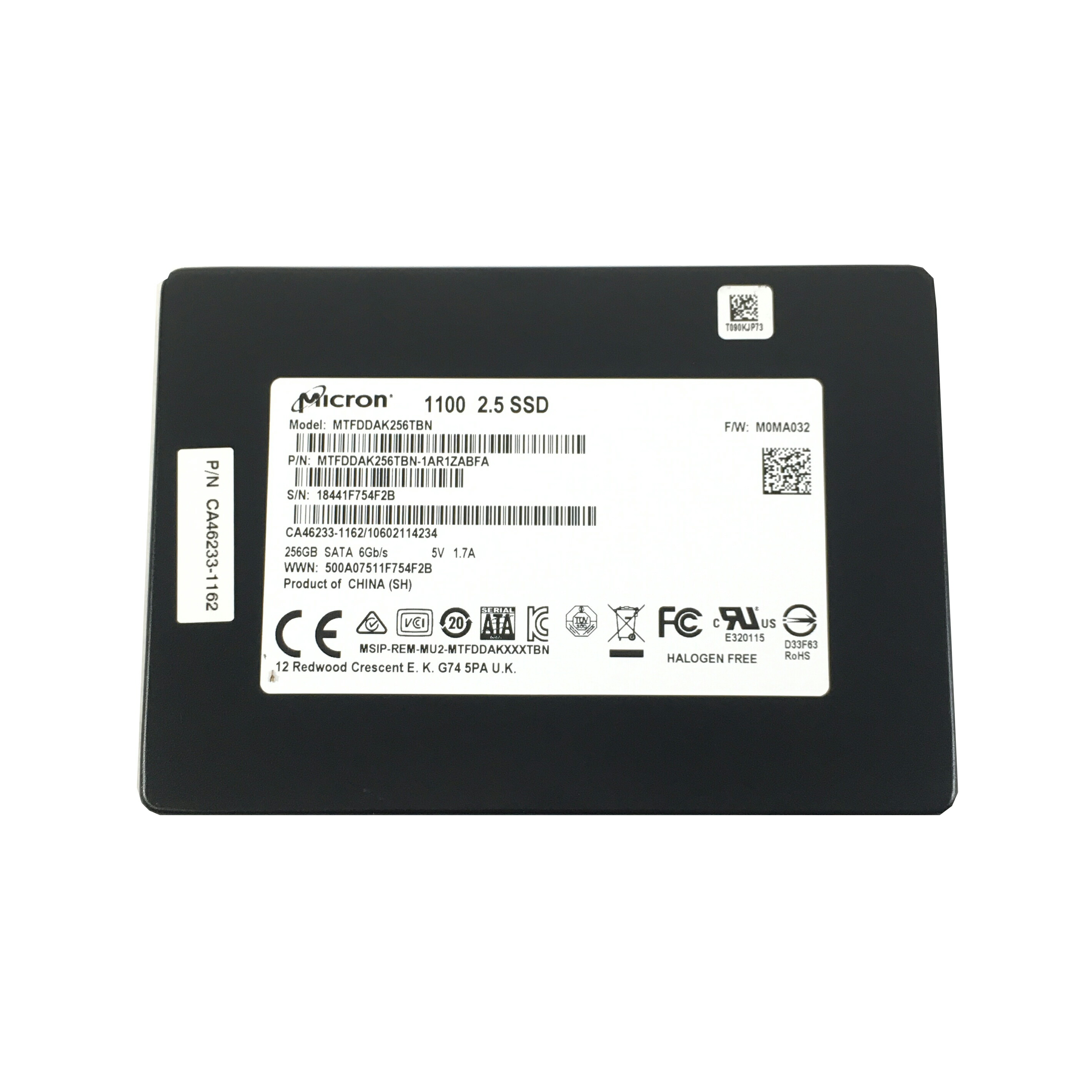 楽天市場】R051-Micron 1300 2.5インチ 256GB SATA SSD 1点 マイクロン