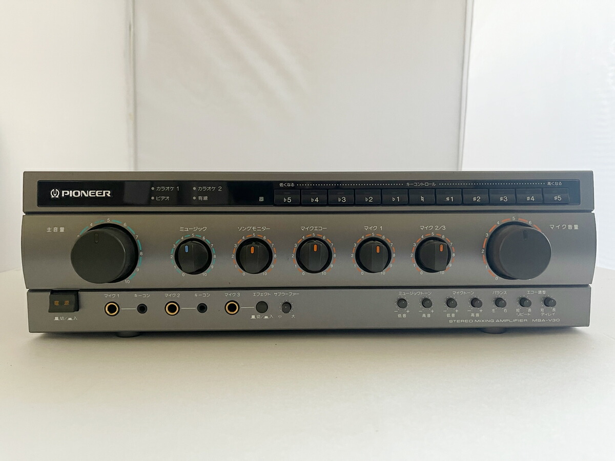 楽天市場】カラオケ ミキシングアンプ パイオニア SAV21【中古】【送料