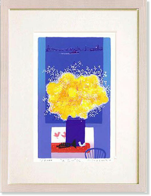 楽天市場】【作家名】吉岡耕二 【作品名】花・1 花 絵画 抽象画 静物