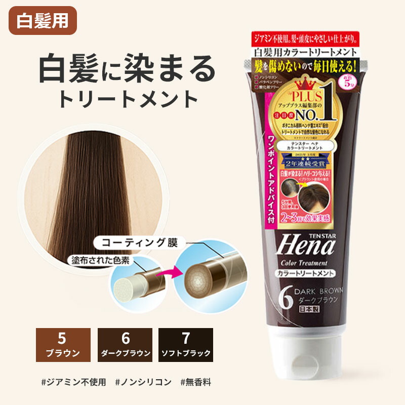 楽天市場】【まとめ買い6本】テンスター ヘナ ヘアカラー