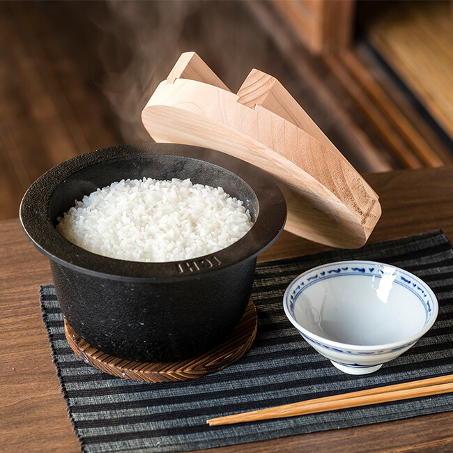 楽天市場】南部鉄器 / 釜定 / 羽釜3合用 : designshop