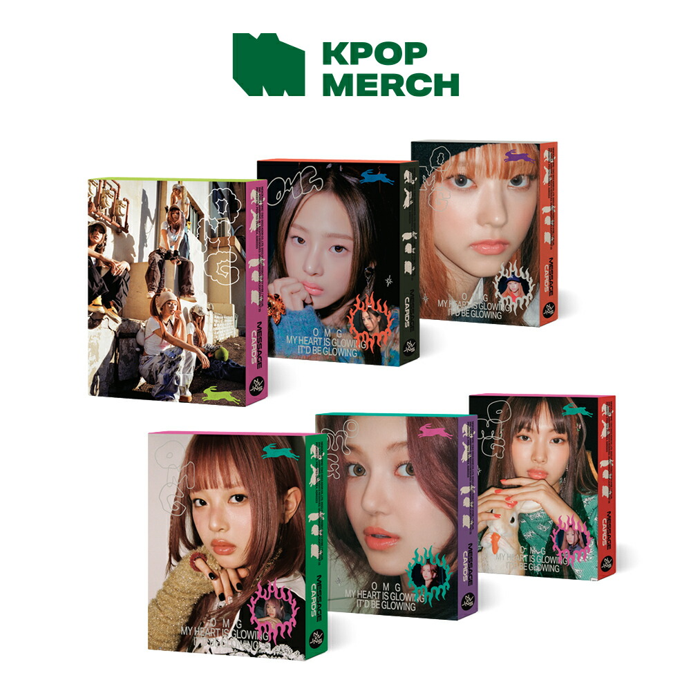 楽天市場】NewJeans - OMG Message Card ver ランダム RANDOM