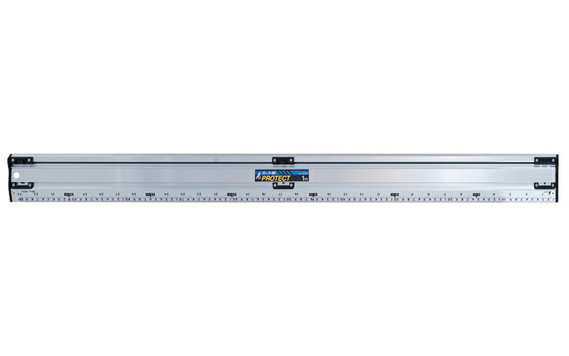 楽天市場】シンワ測定 アルミカッター定規 カット師PROTECT 1.25m 併用