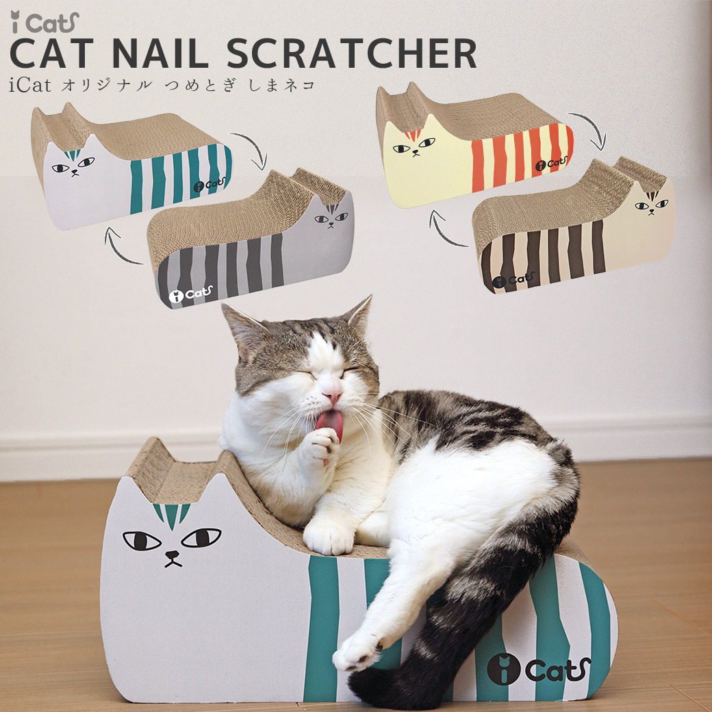楽天市場】【 猫 爪とぎ 】iCat アイキャット オリジナル つめとぎ